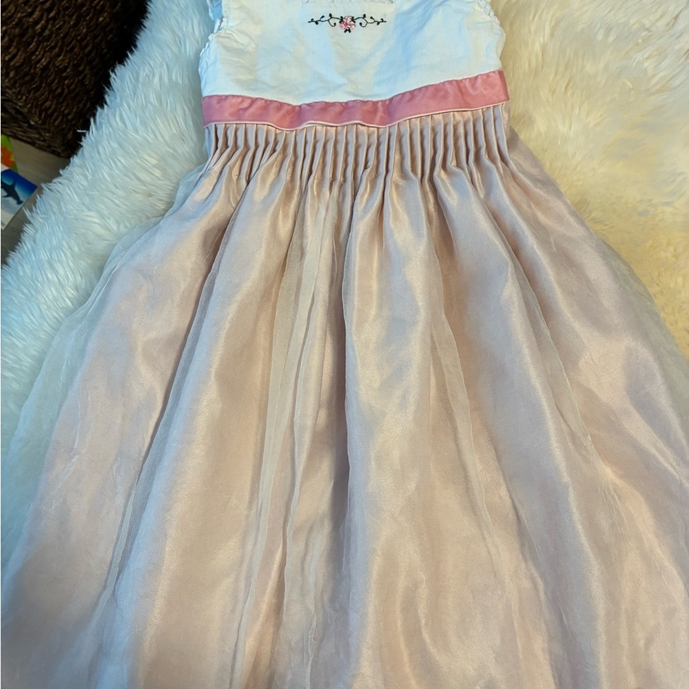 Dollcake Pink and White Formal Kids Dress